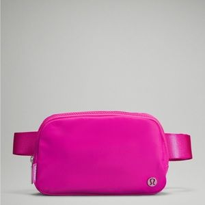 lululemon Everywhere Belt Bag Sonic Pink (Barbie Pink Hot Pink) 1L Brand New NWT